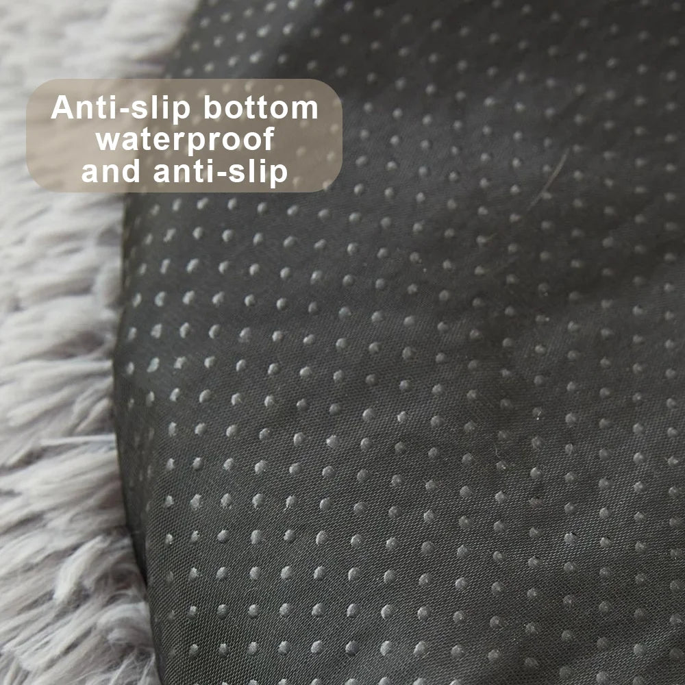 Dog Cat Paw Bed Fluffy Pet Bed
