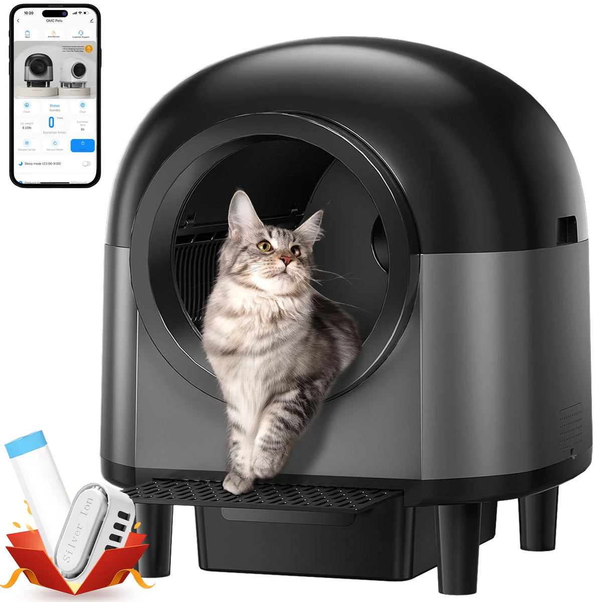 Stylish Self Cleaning Automatic Cat Litter Box