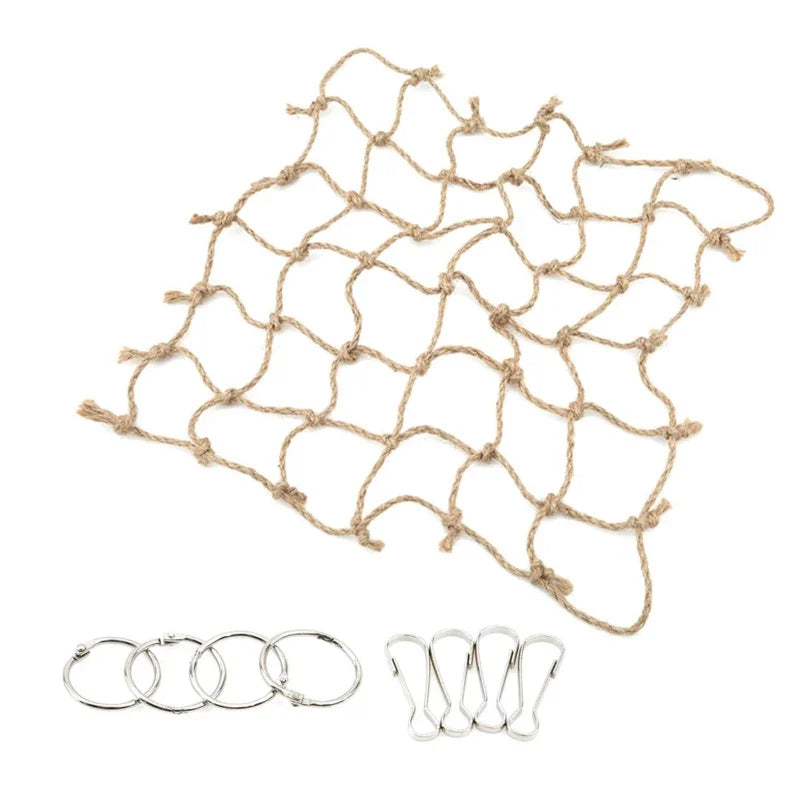 Bird Climbing Net Swing Rope 15.75 x 15.75 in