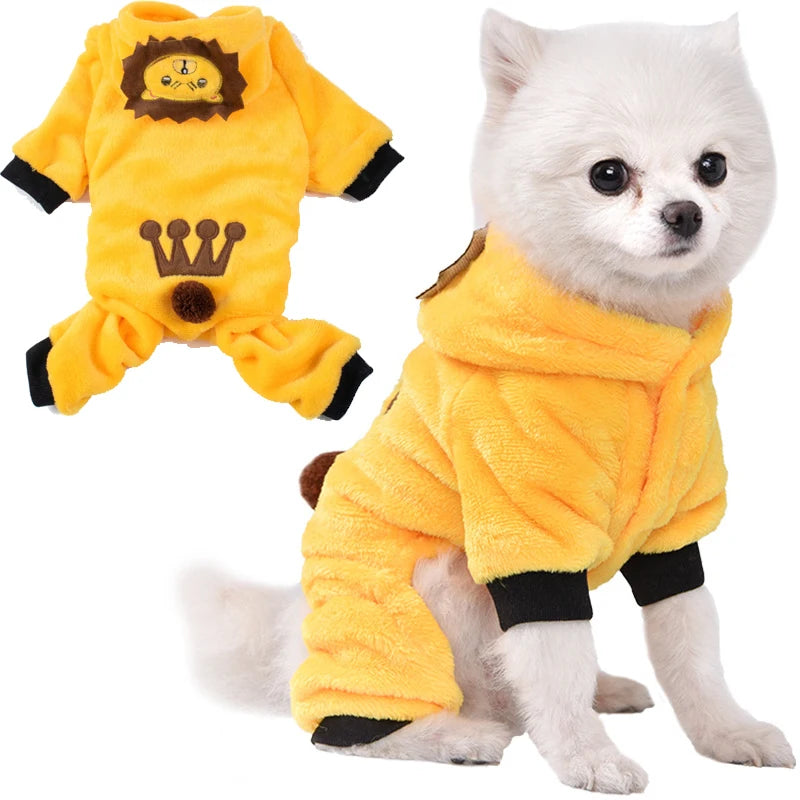 Pet Dog Cat Fleece Clothing Multiple Styles