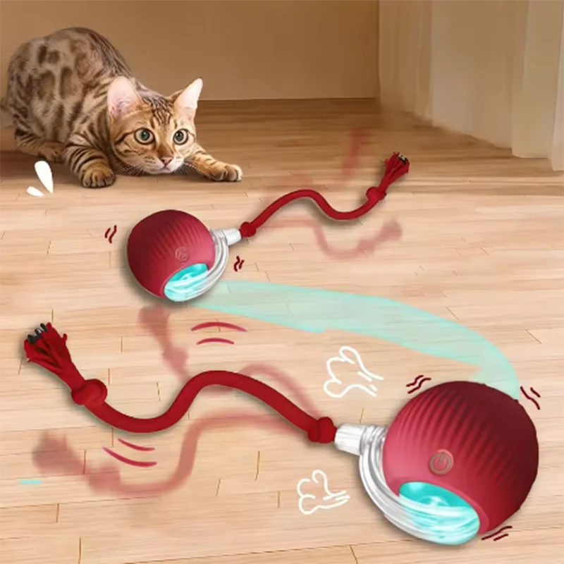 Interactive Cat Toy Automatic Teaser Ball