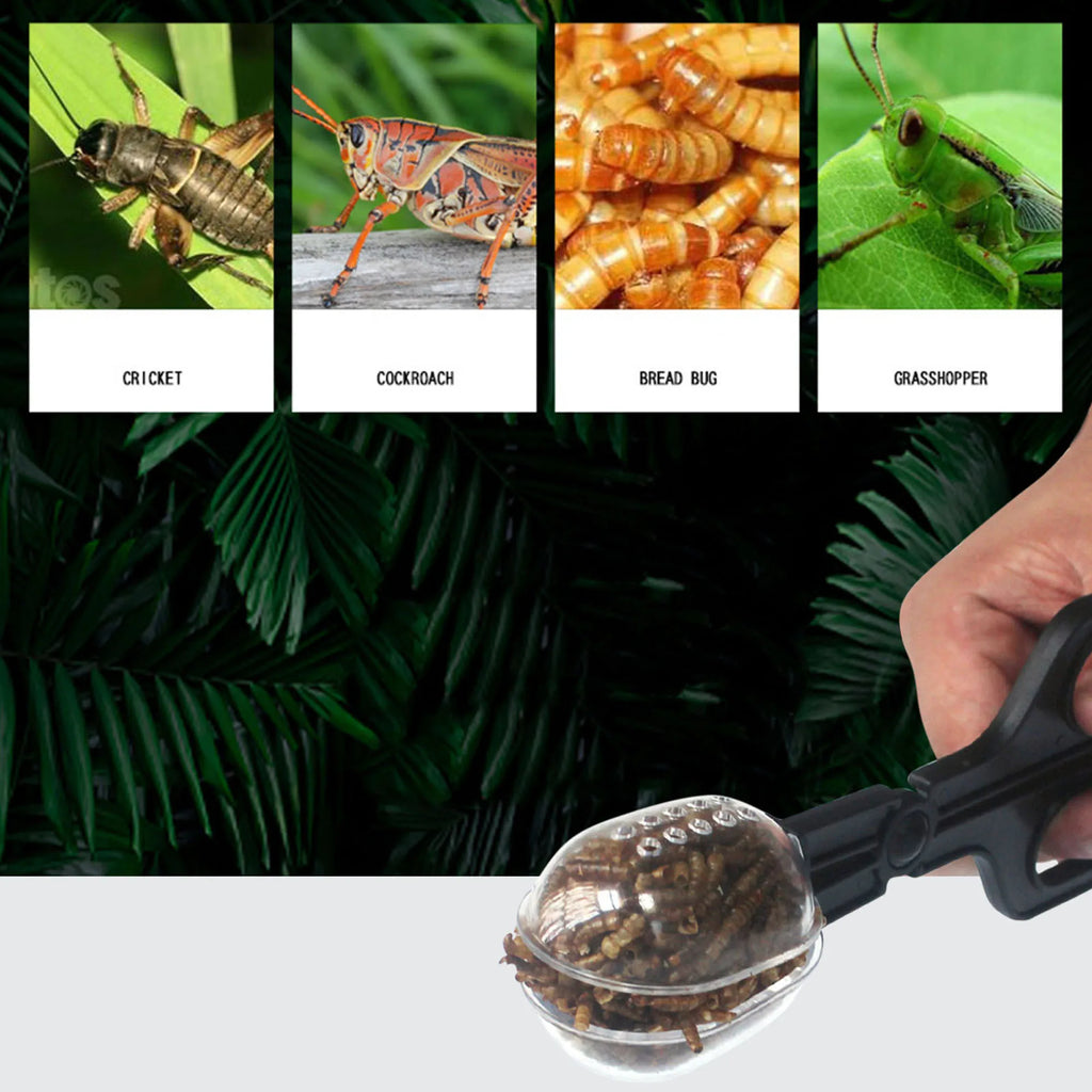 Plastic Tongs Tweezers Lizard Snake Feeding Tool