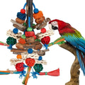 Natural Parrot Chewing Toy for Small to Medium Birds