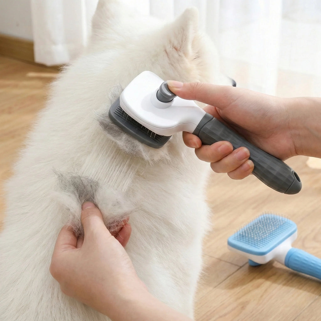 Dual-Use Dog Cat Hair Grooming Brush