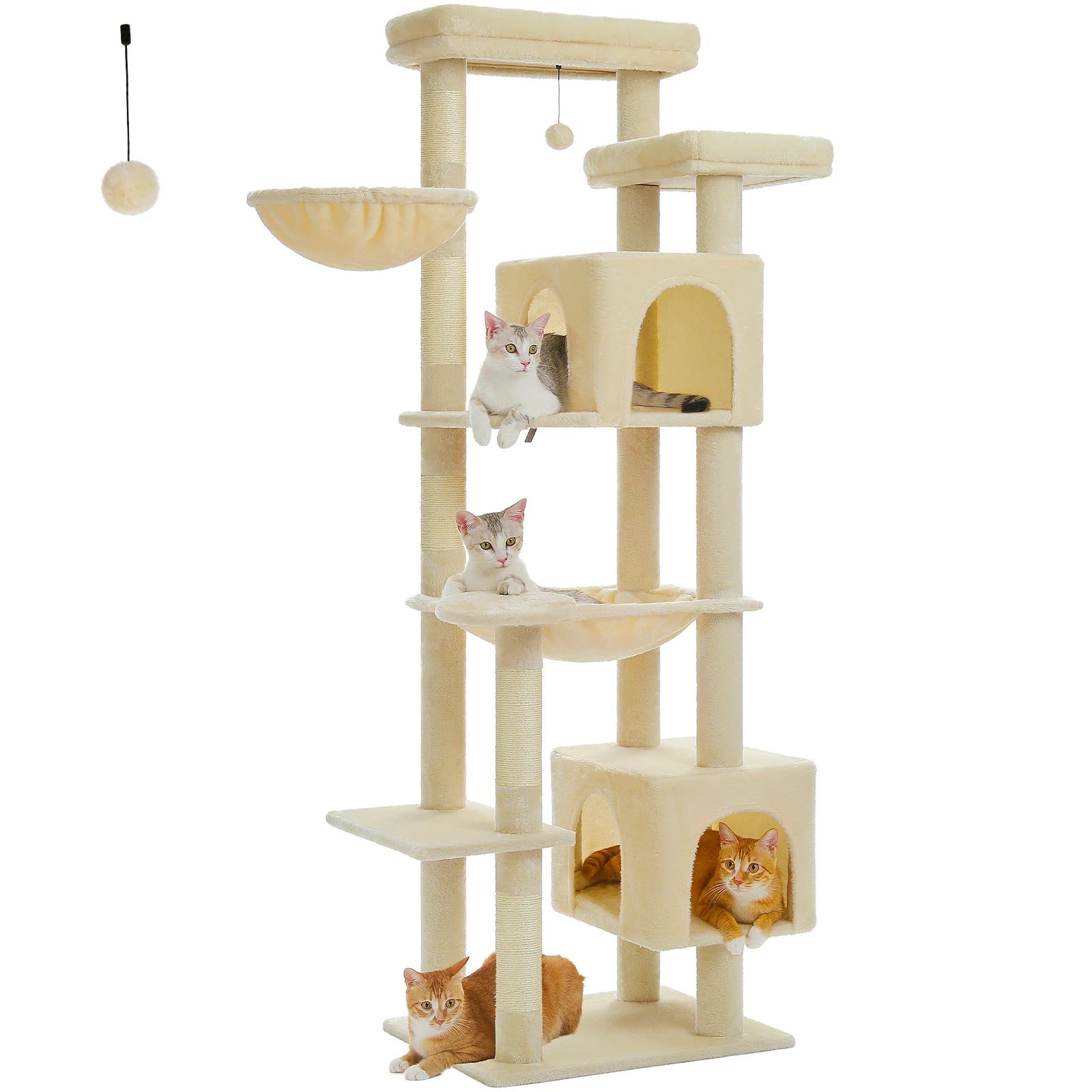 Large Multi-Level Cat Tree Tall Tower