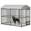 Heavy Duty Outdoor Dog Kennel with Roof