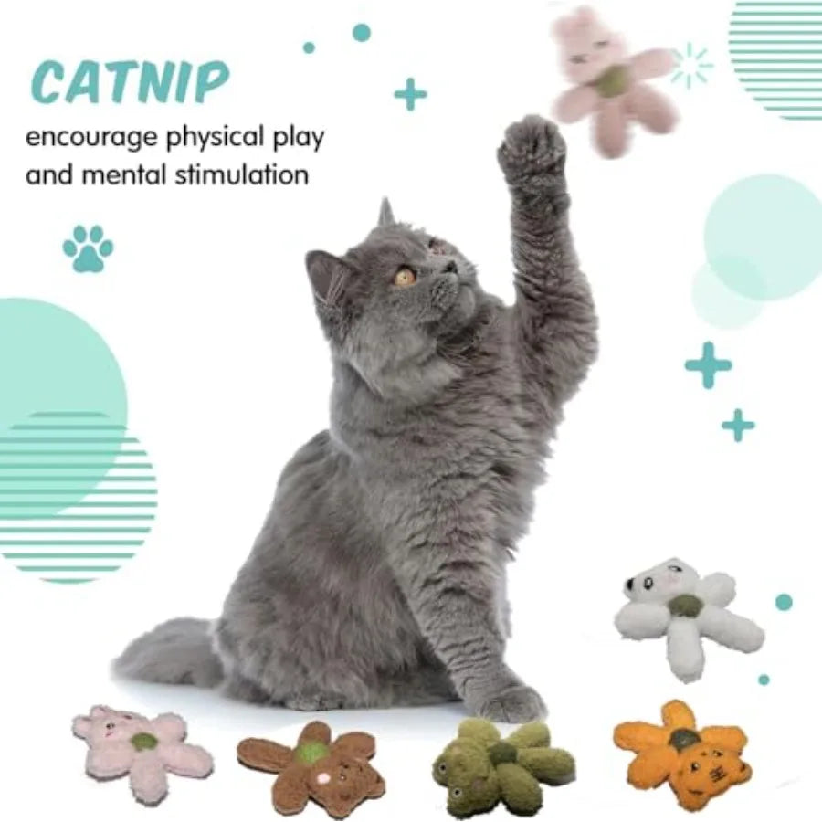Indoor Cat Plush Catnip Animal-Shaped Toy