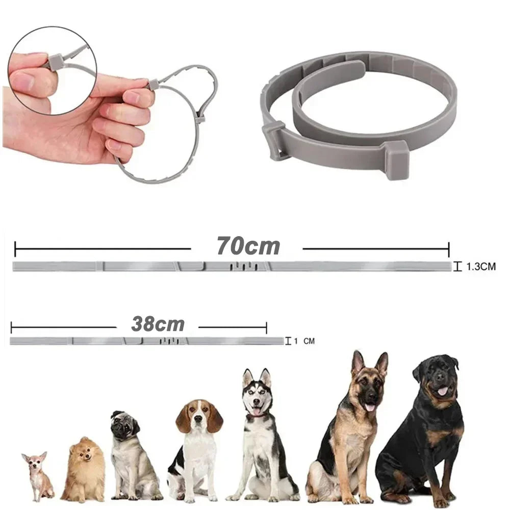 Adjustable Plastic Dog Cat Collar Waterproof