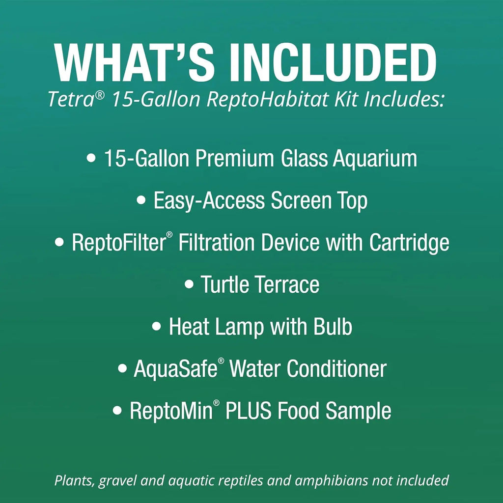 15-Gallon Aquatic Reptile & Amphibian Habitat Kit