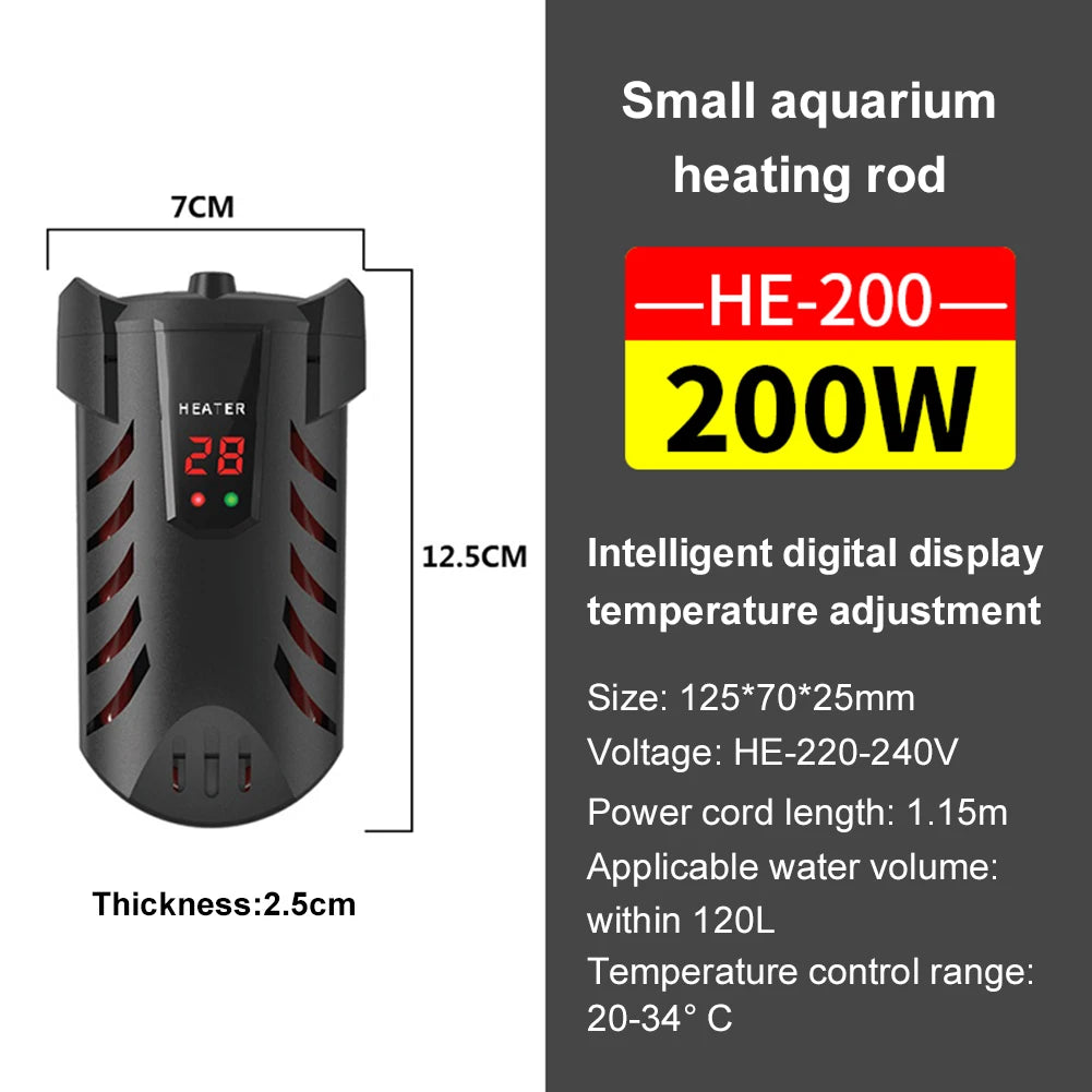 Submersible Fish Tank Heater with Suction Cups