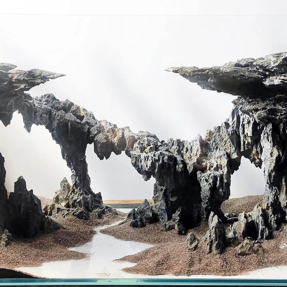Twilight-Themed Aquarium Rocks for Aquascaping
