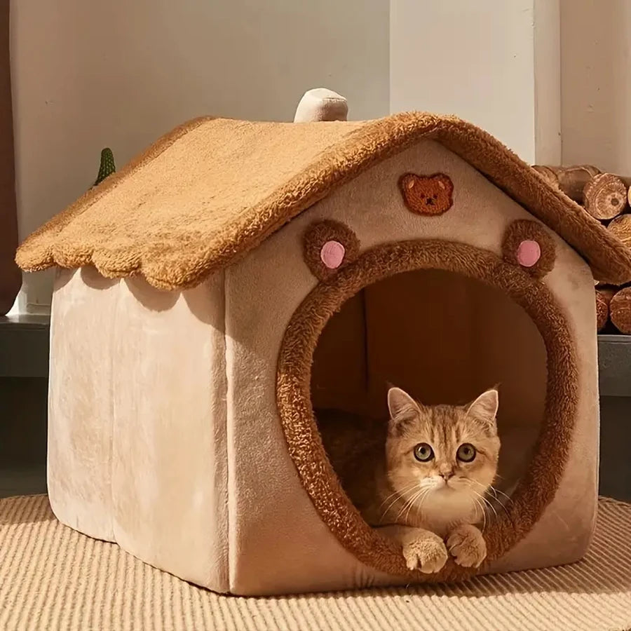 Foldable Washable Pet Cat House