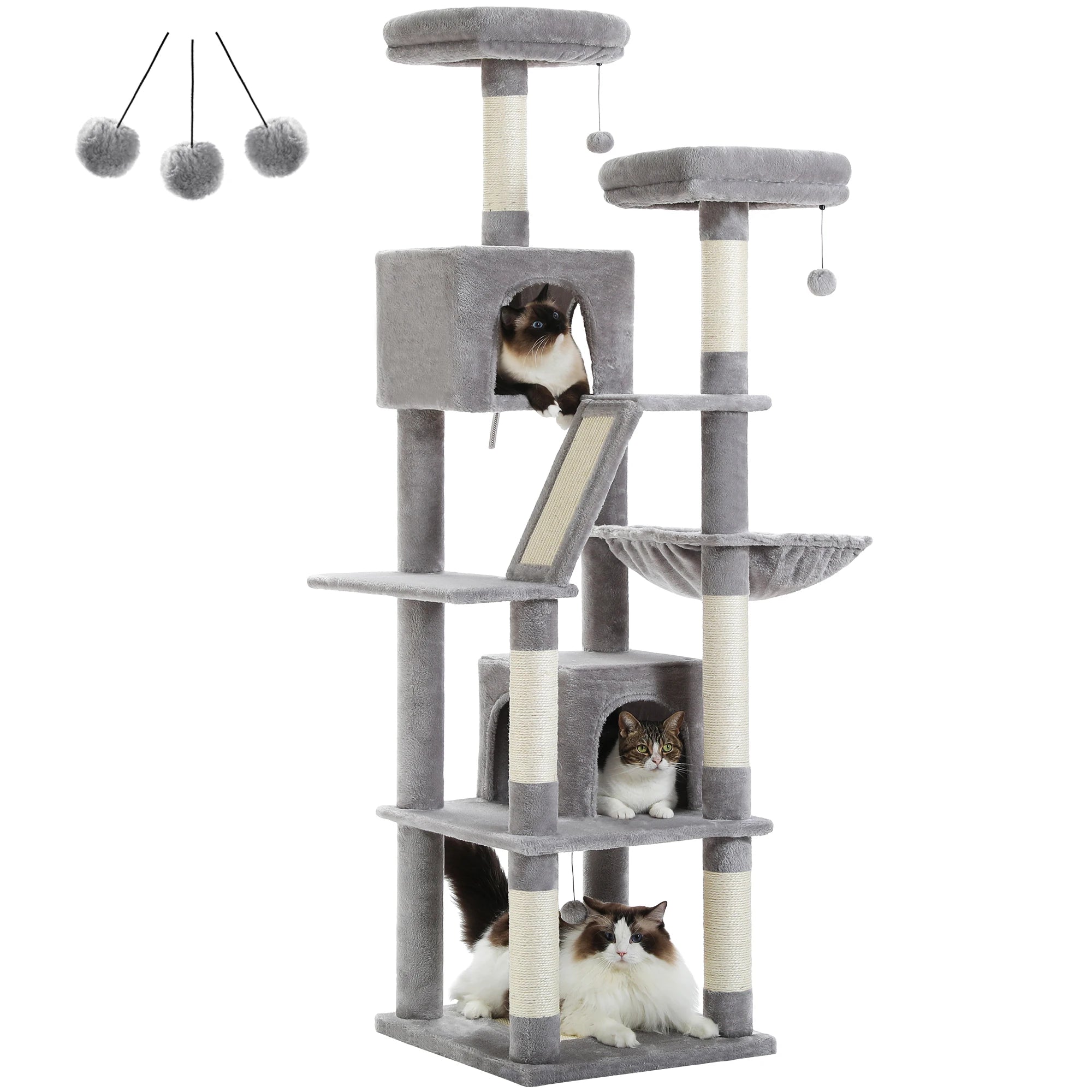 Large Multi-Level Cat Tree Tall Tower