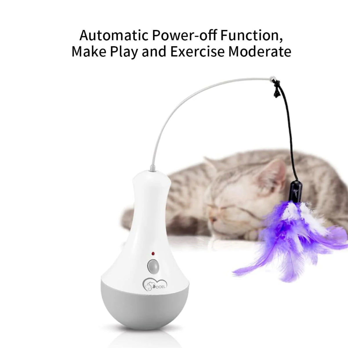 Interactive Funny Feather Kitten Teaser Toy