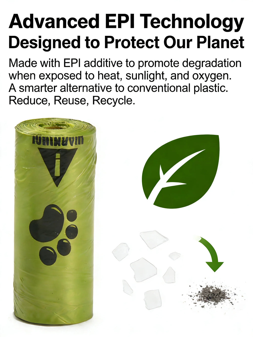 Eco-Friendly Dog Poop Bags Leak-Proof