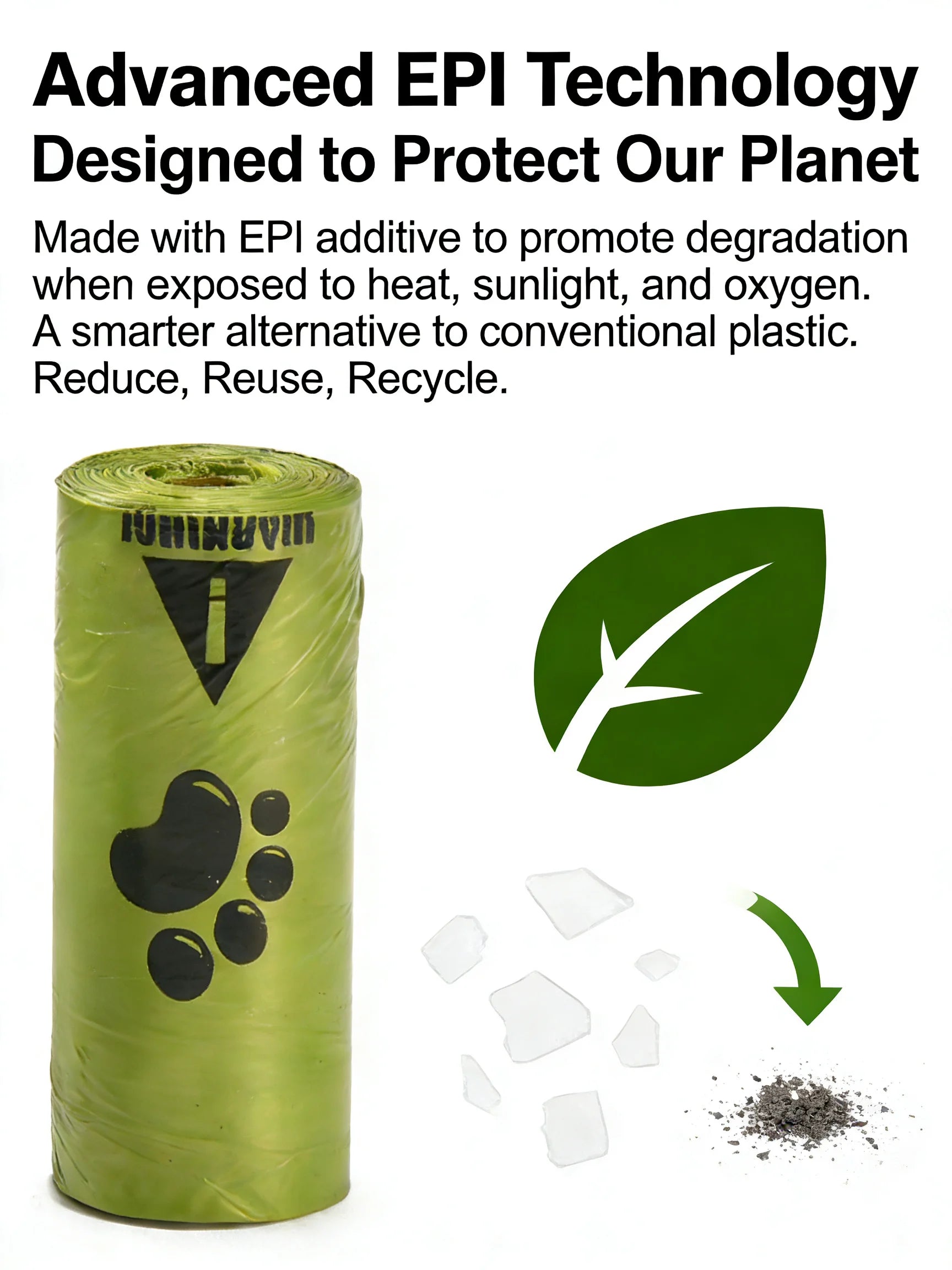 Eco-Friendly Dog Poop Bags Leak-Proof
