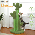 Cactus Triple Scratching Post for Indoor Cats
