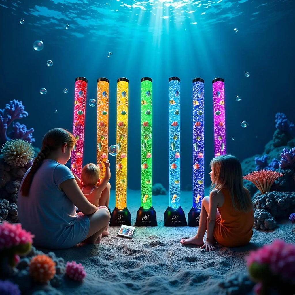 Extra Large 4FT LED Bubble Fish Tube Aquarium Lamp