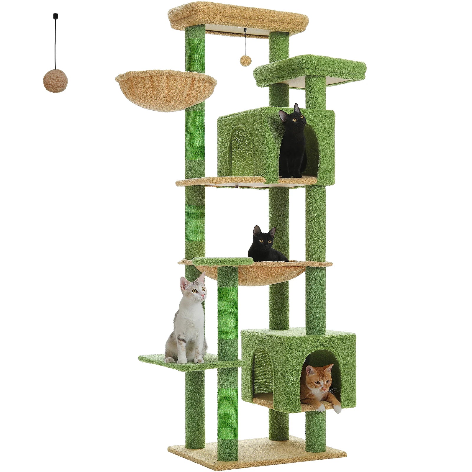 Large Multi-Level Cat Tree Tall Tower