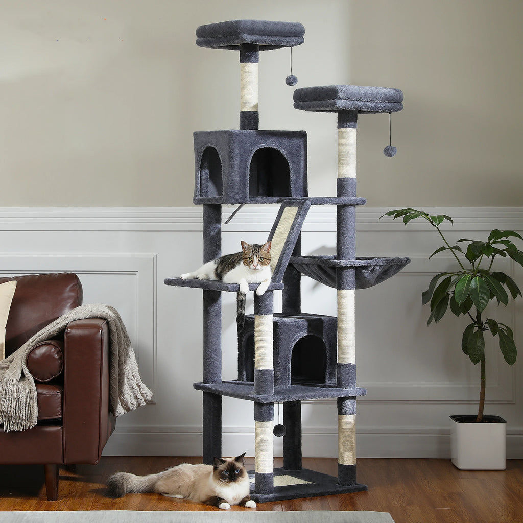 Large Multi-Level Cat Tree Tall Tower