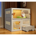 Large Cat Cage Indoor House with Litter Box