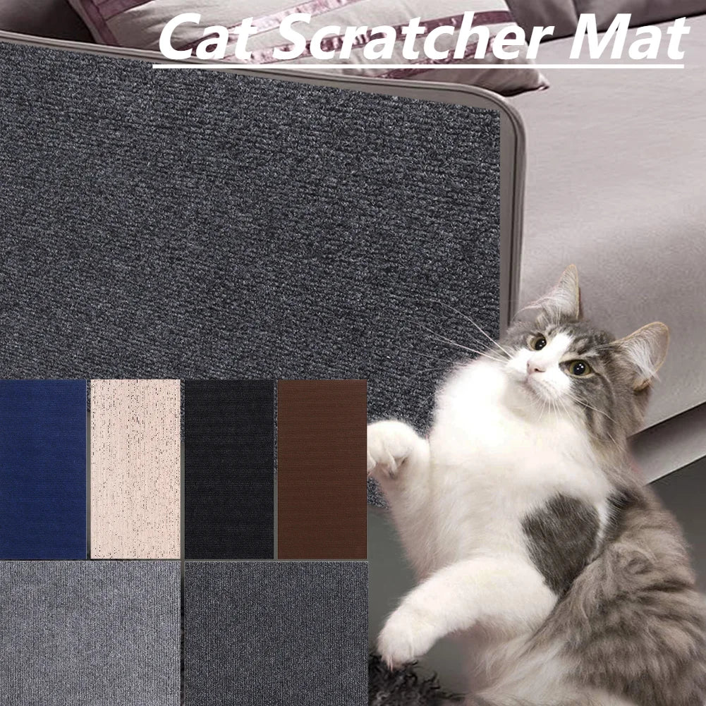Cat Scratching Carpet Mat Self-Adhesive Trimmable