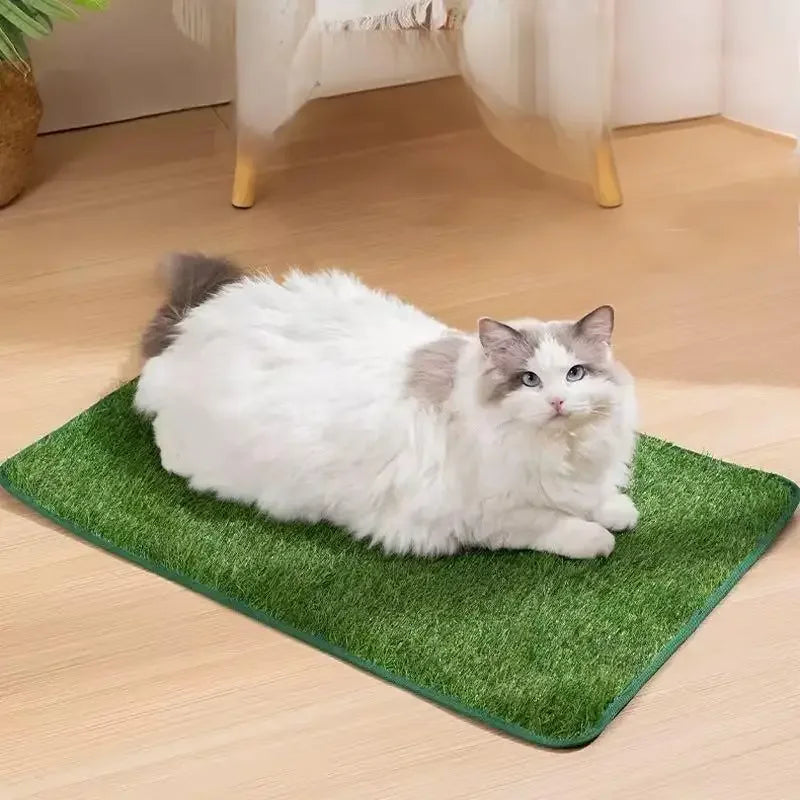 Simulation Lawn Toilet Training Mat Washable