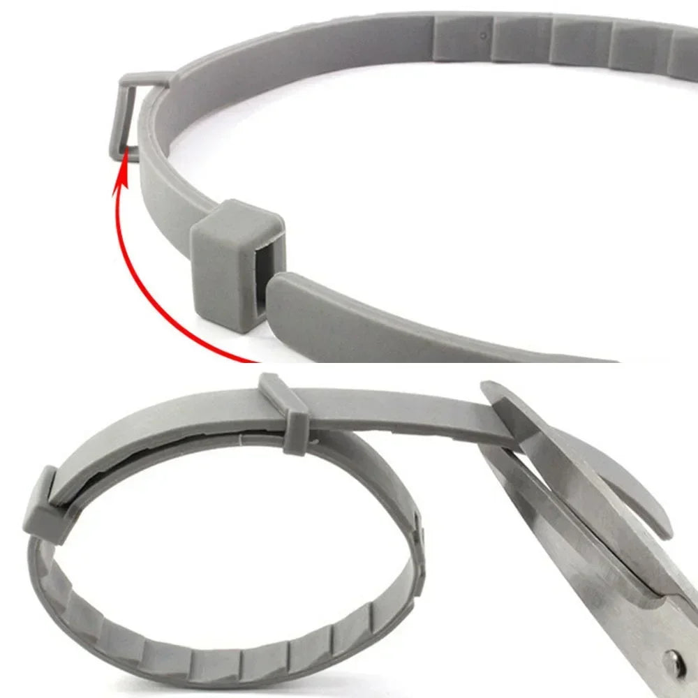 Adjustable Plastic Dog Cat Collar Waterproof