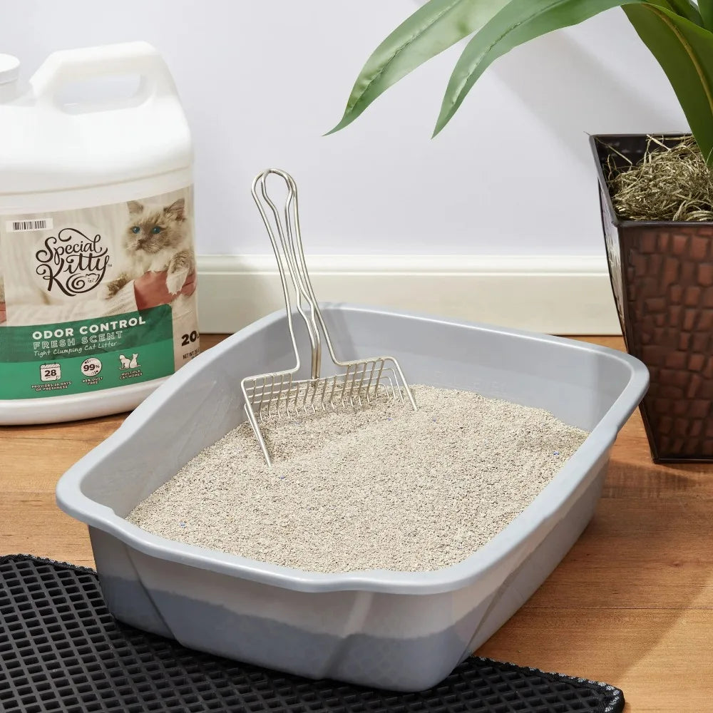 4-Pack Clumping Clay Cat Litter Fresh Scent