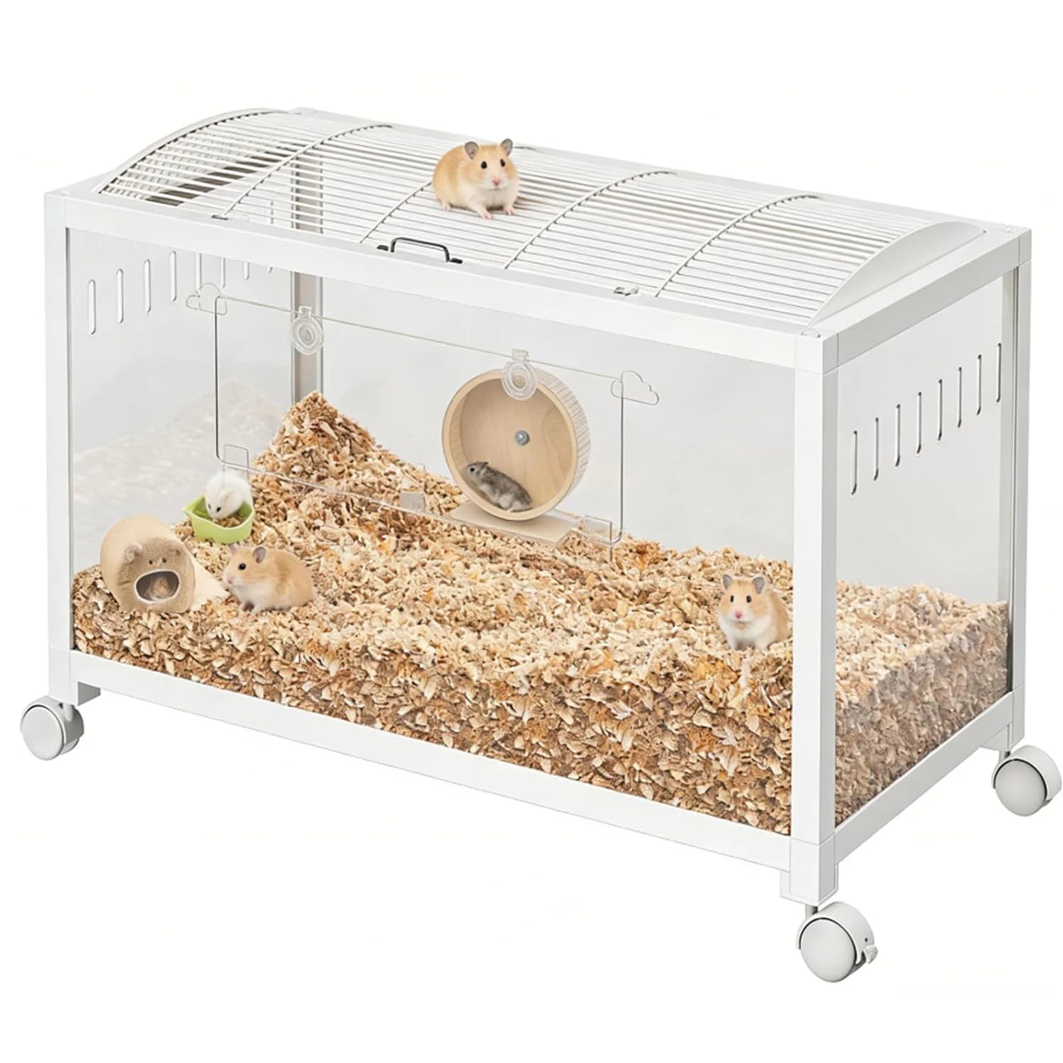 Small Animal Cage with Wheels