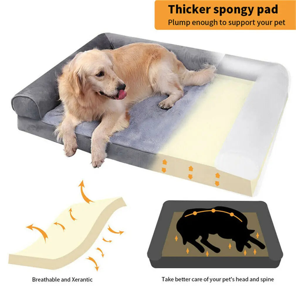 Extra Large Orthopedic Pet Dog Cat Bed