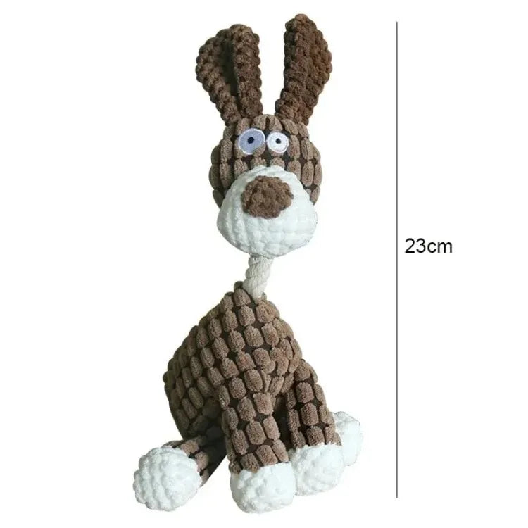 Plush Squeaky Puppy Chew Toy Companion