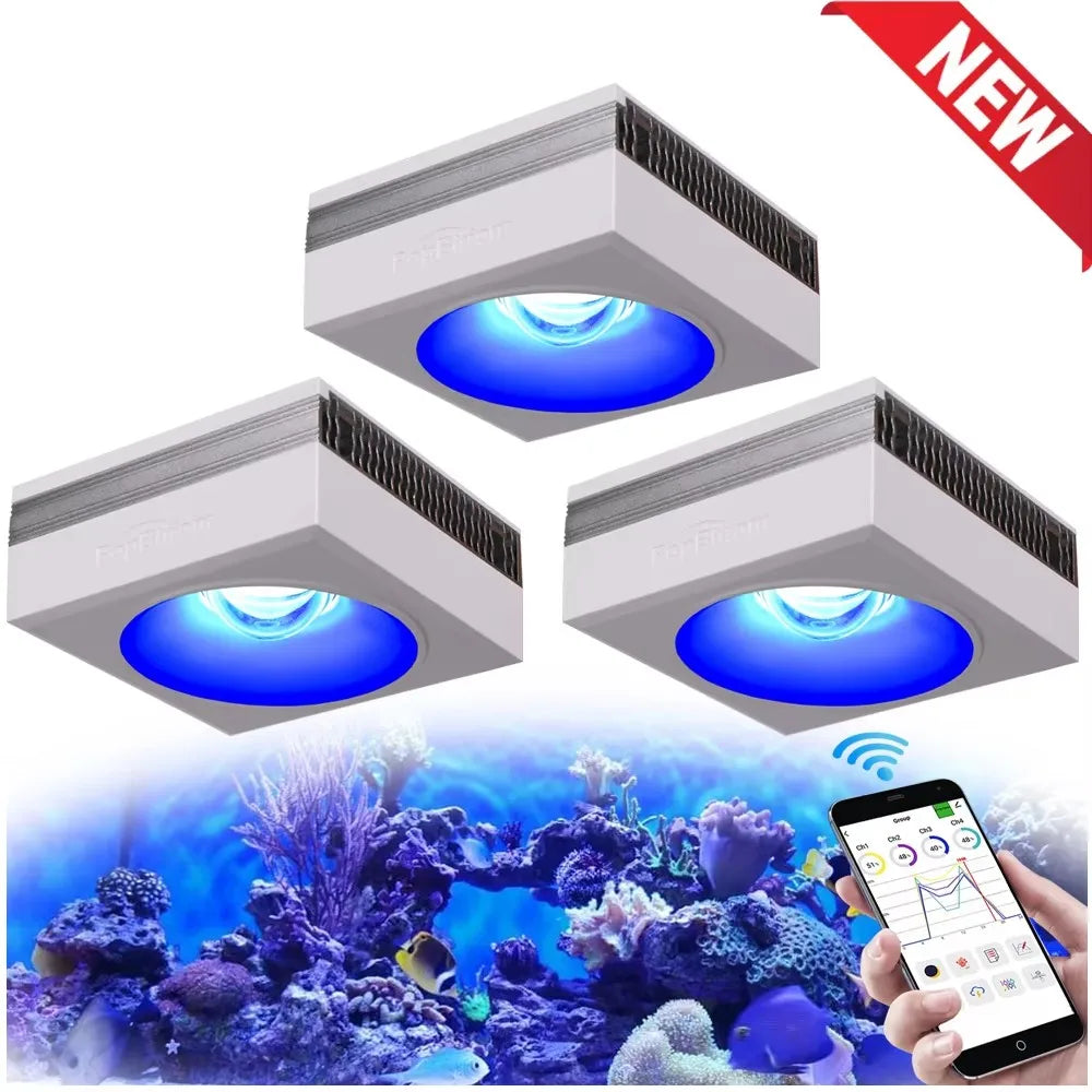 WiFi APP Controlled Full Spectrum Aquarium Reef Light