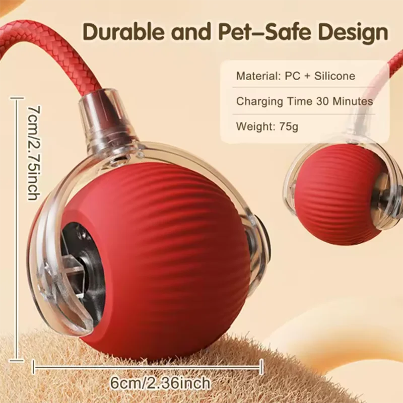 Interactive Cat Toy Automatic Teaser Ball
