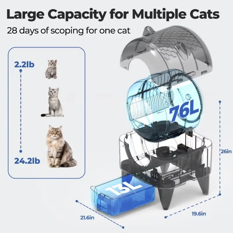 Automatic Cat Litter Box Extra Large