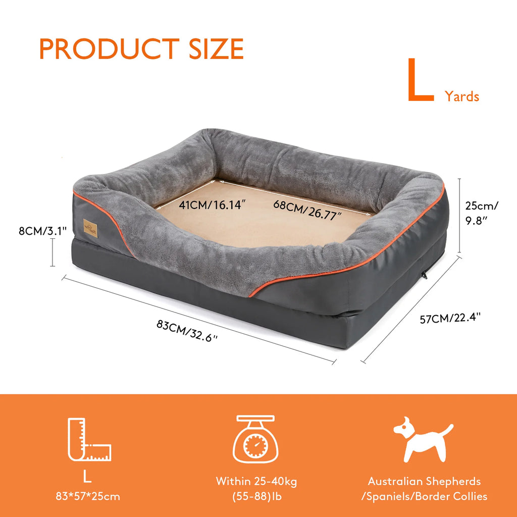 Large Pet Dog Bed Soft Anti Allergy