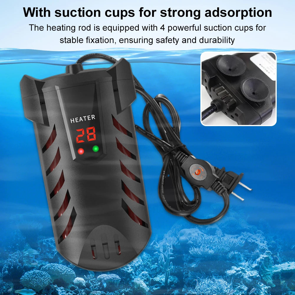 Submersible Fish Tank Heater with Suction Cups