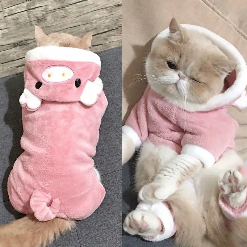 Pet Dog Cat Fleece Clothing Multiple Styles